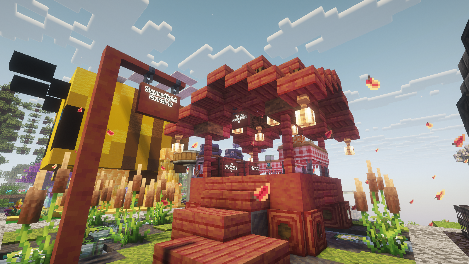 Swamplight Sundry and Resource Swap Shop at MCE2 public, shaders via <@580101846736175104>  🙂