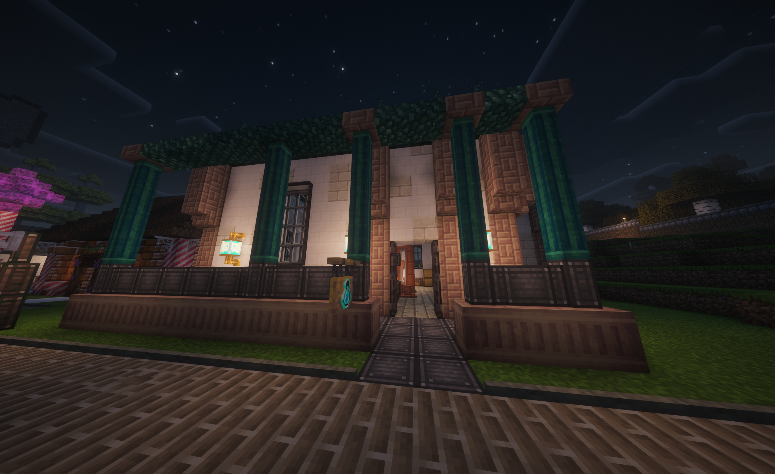 Another house in sunlit valley's warp public