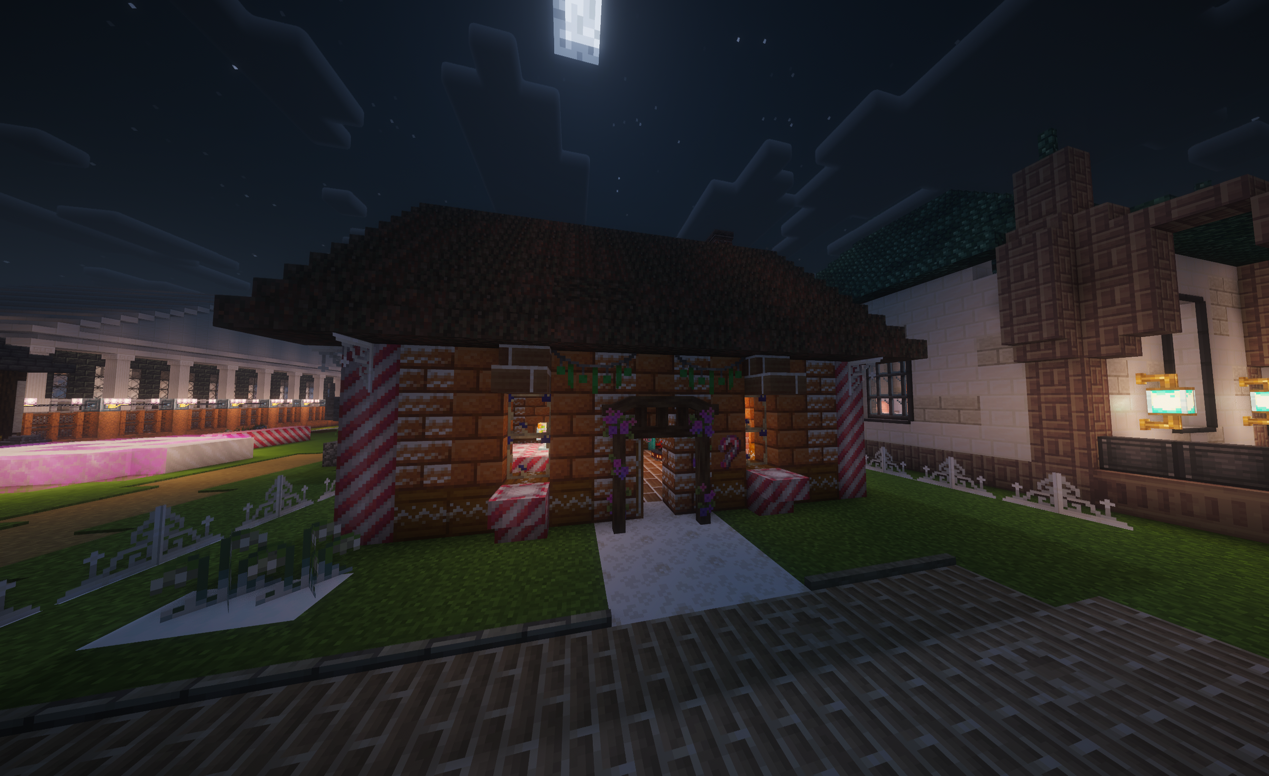 Some candy house in sunlit valley's warp public